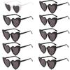 Bachelorette Party Sunglasses Wedding Bridal Shower Decor Hen  Supplies Bride To Be Bridesmaid Gift Heart Shaped Glasses