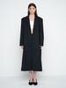 Moi Fair Striped Maxi Skirt/Black