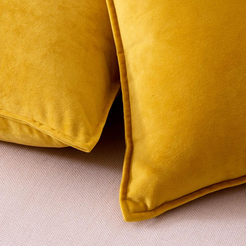 Samt einfarbig nordisch Kissenbezug für Sofa oder Wohnzimmer