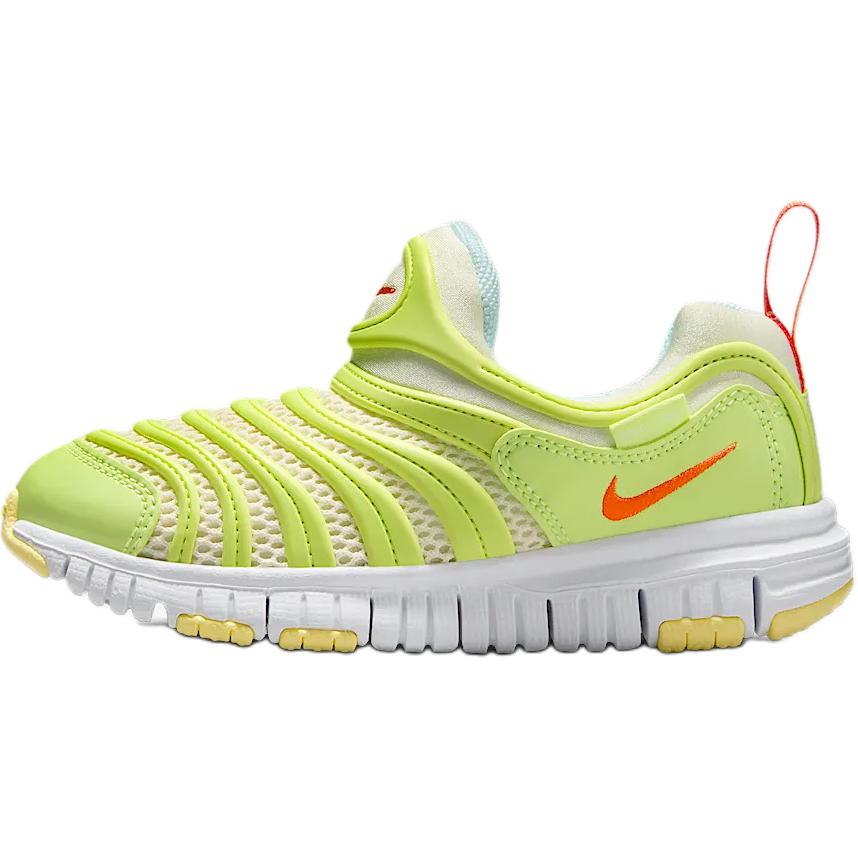 Nike Dynamo Free BR PS Coconut Milk Safety Orange Kids Sneakers Green Coconut-Milk-White White IB8893-181