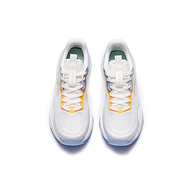 New Anta Anti Slip Wear Resistant Low Top Casual Shoes Women's White Blue 122337790-2