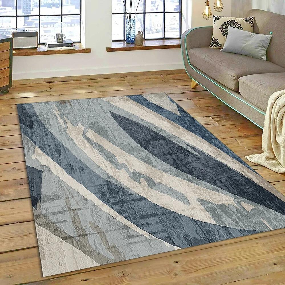 3D Bohémský Abstraktní Moderní Umění Geometrie 27 Styl Nový Koberec pro Obývací Pokoj Ložnici Domácí Dekorace Pohovky, Protiskluzová Podložka na Podlahu