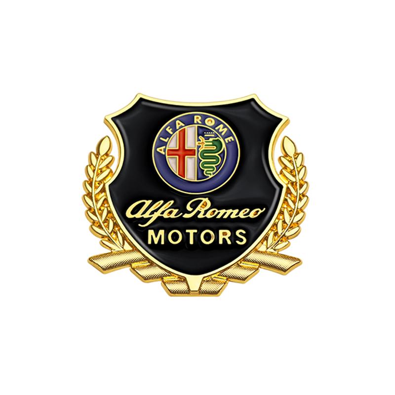 

For Alfa Romeo 2026 Hot Sticker 3D Car metal badge sticker Markings Decorative Body car accessories For Alfa Romeo Giulia Stelvi