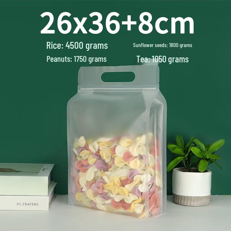 

Octagonal Seal Self-Standing Resealable Handled Bag