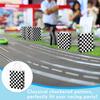 Gersoniel 24 Pieces Checkered Race Treat Bags White Black Checkered Bags Racecar Themed Candy Containers Plaid Kraft Paper Race Car Party Favors