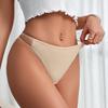 3 Pezzi Perizoma Donna Senza Cuciture Basso - Cavallo in Puro Cotone