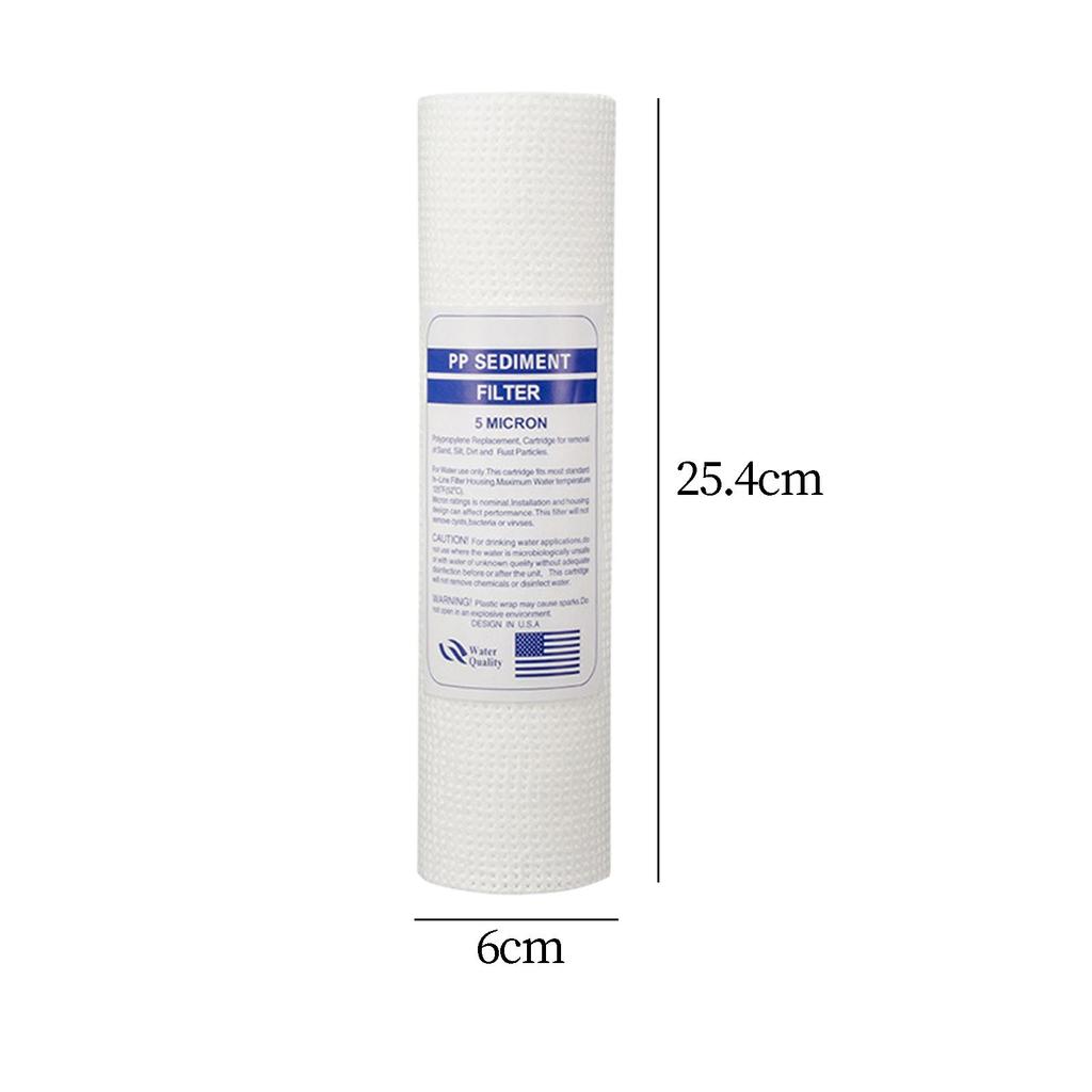 Zamienny filtr osadowy do wody 10" uniwersalny do osadów w wodzie źródlanej