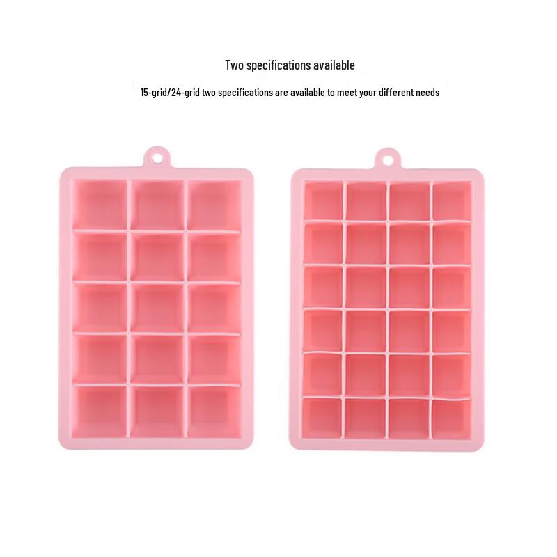 Silicone Ice Cube Tray Set with Lids