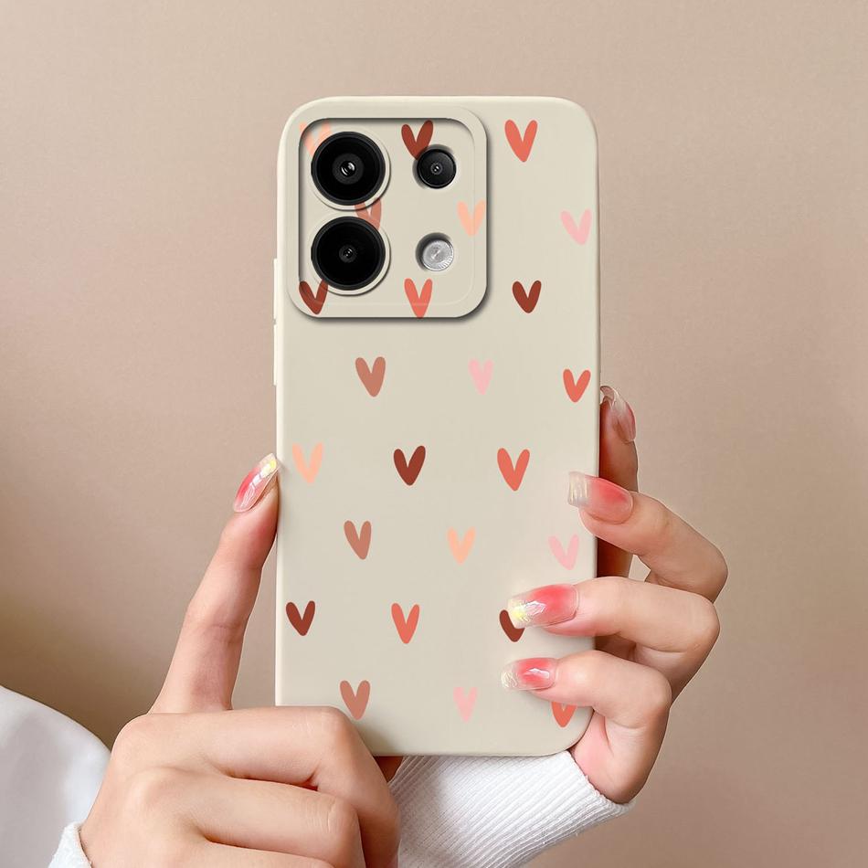 For Poco X6 Pro Case Stylish Soft Liquid Silicone Camera Protection Phone Back Cover For Poco X6pro X 6 Pro Protector Funda Capa