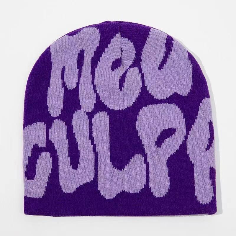 High Quality Head Wear Skull Caps for Men Women Patch Logo Soft Ski Knit Thick Skull Cap Winter Hats Warm Cuffed Beanie