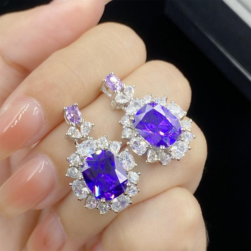 Sace Gems Classic Copper Alloy Zircon Ring Earrings Pendant Necklace Jewelry Sets Wedding Party Gifts