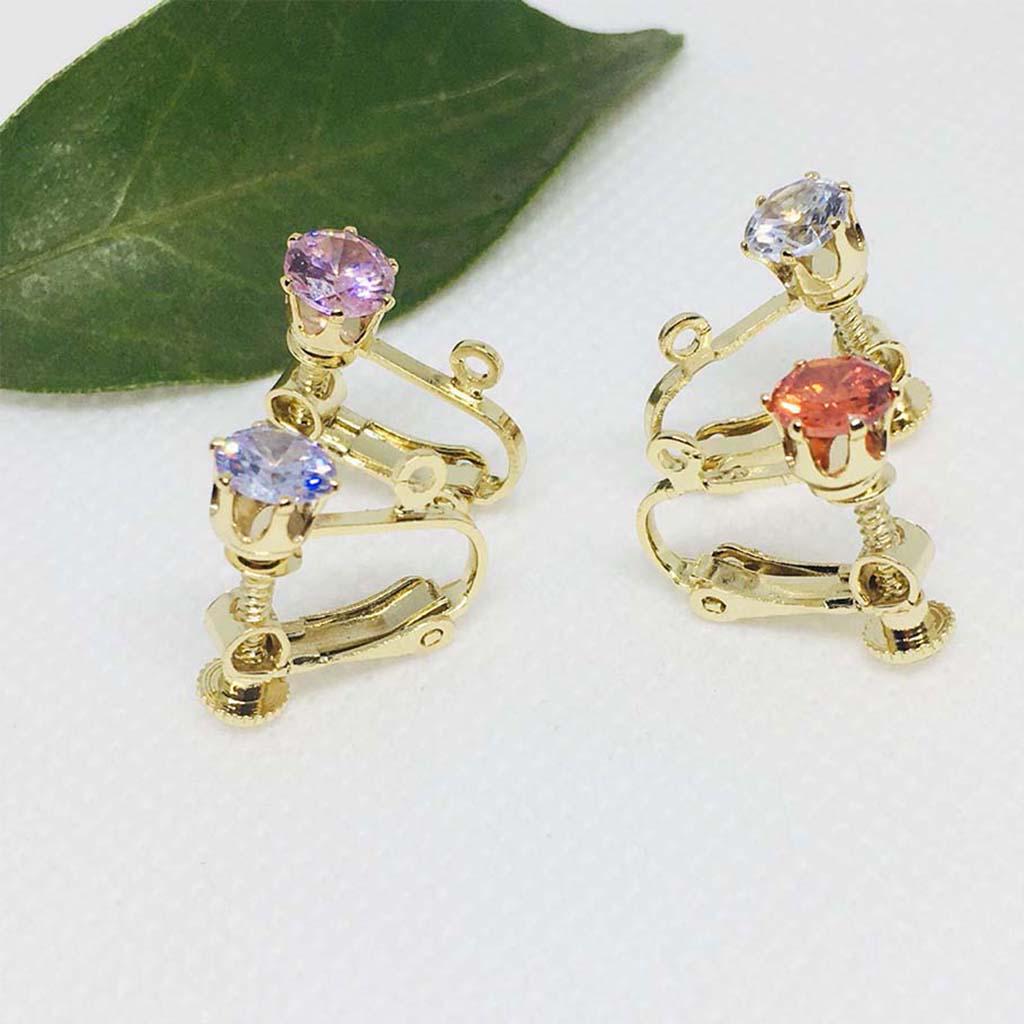 10 Pieces Clip On Earring Converter with Easy Open Loop for DIY 12mm