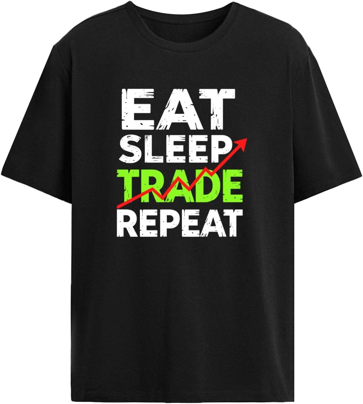 EAT. Sleep. Trade. Repeat. t-Shirts Mens Funny Graphic S разноцветный