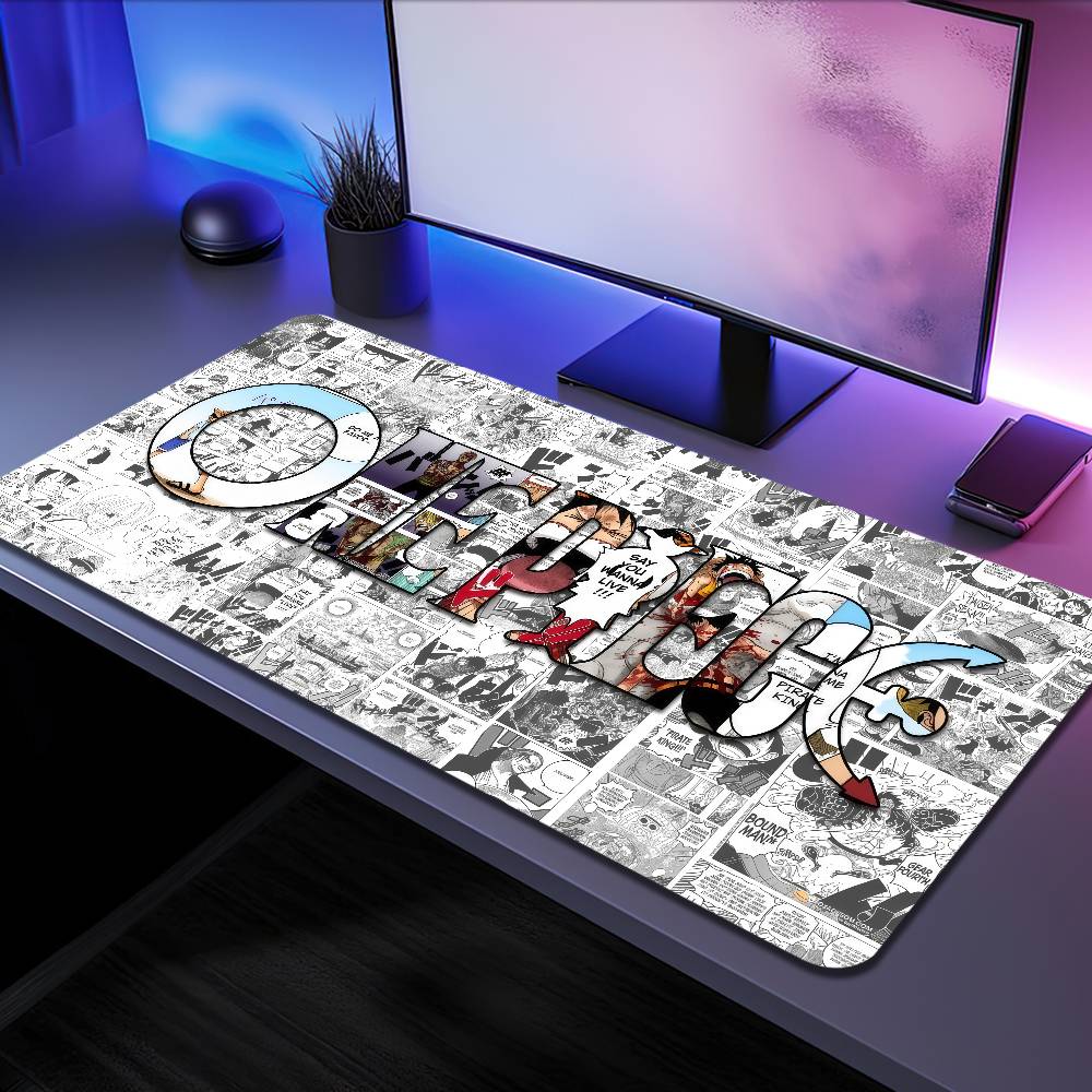 

ONE PIECE Luffy Anime i Mousepad Large Desk Mat Keyboard Ergonomic Office Rubber PC Non-slip Anti-fray Home Custom Game 30x60x0.2cm