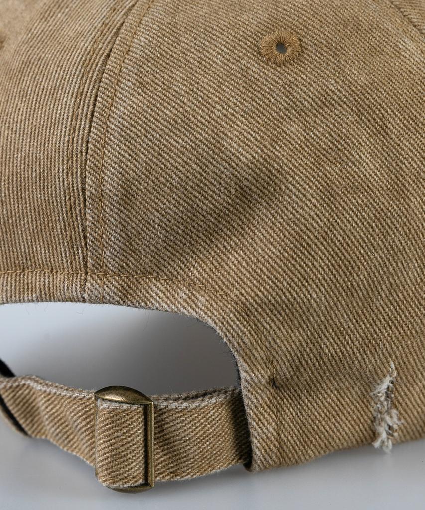 Wig Move Forward Damaged Ball Cap - Beige