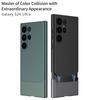 Pro Samsung Galaxy S24 Ultra Plus Pouzdro Ultra tenký k pokožce Matný Kontrastní Barva Čočka Ochrana proti nárazu Pevný kryt