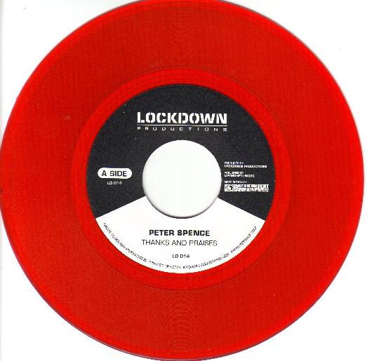 

7inch Record PETER SPENCE VIVIAN JONES Thanks And Praises Jailhouse LD014 Lockdown Produc 2009 UK Reggae Ska Dub Used
