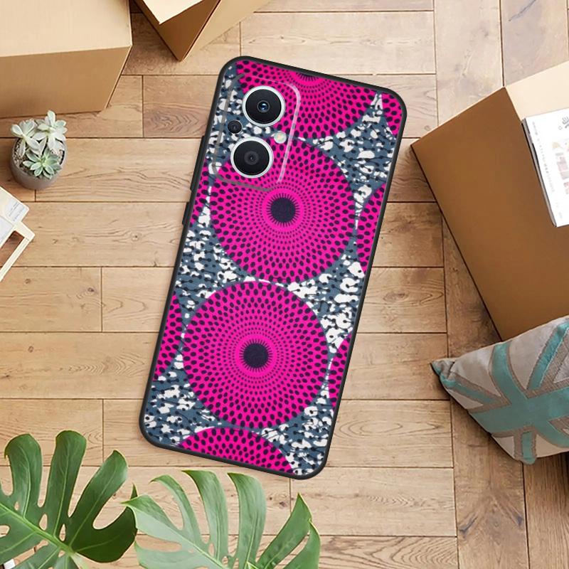 African Prints Fabric Phone Case For OPPO Reno 14 13 12 11 F 10 Pro 8T 7 8 Lite OPPO Find X8 X6 X5 X9 Pro Cover