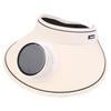 Wide Brim Sun Hat With Built-In Fan Summer Cap Outdoor Straw Visor Hat With Solar/Usb Powered Fan For Camping Fishing Hiking