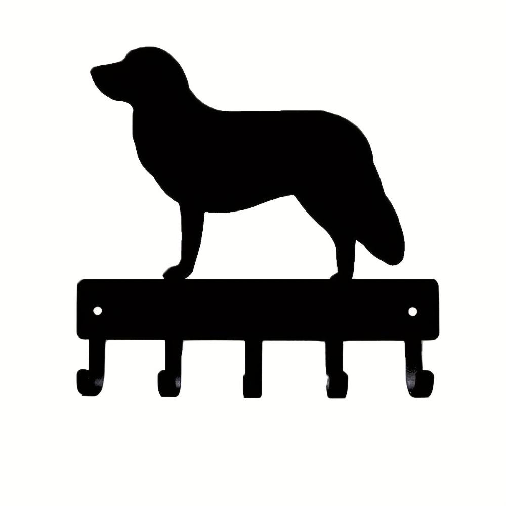 Wrought Iron Duck Dog Key Holder Wall Mounted Home Decor Keychain Hooks