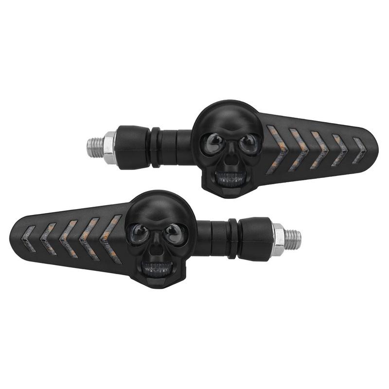 Motorcycle Flashing Lights Motorcycle LED Dual Color Turn Signal Light 12V White Yellow Running Lamp Motorcycle Indicator Lamp