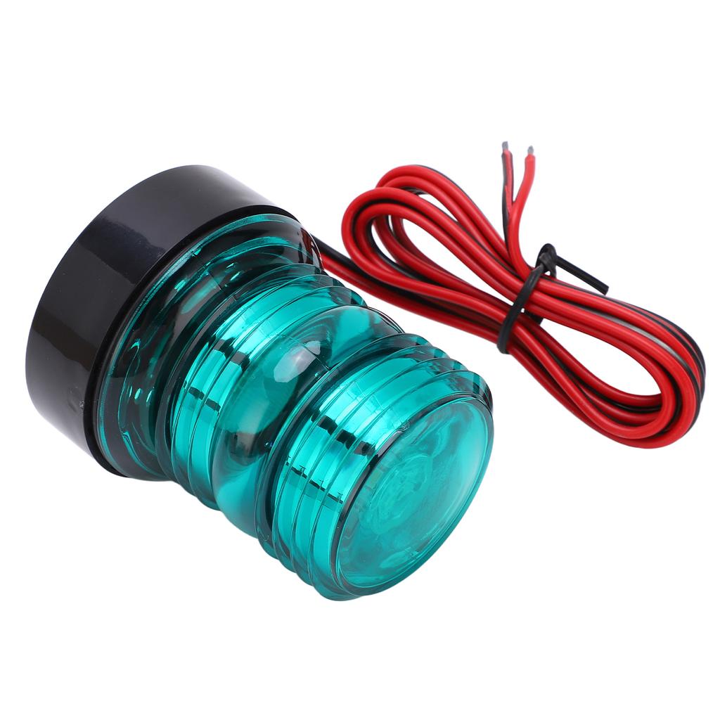 LED Bootsnavigationslicht IP66 Wasserdicht Omnidirektional 360 Grad Ankernavigationslampe Grünes Licht