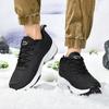 Large Size Sports Shoes Men's Outdoor Leisure Travel Shoes Autumn and Winter New Trendy Shoes Youth Running Shoes Fleece Thicker