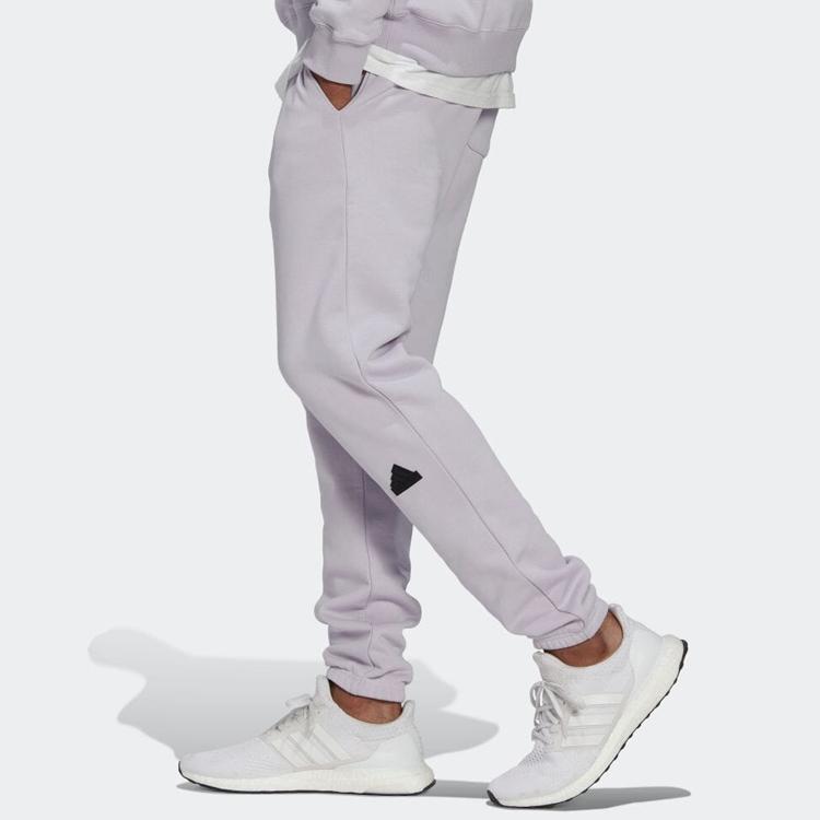 Adidas Fleece Pants Silver Dawn Men Streetwear HN1941