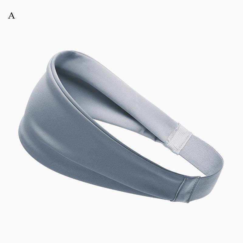 

Sports Non-Slip Running Fitness Sweatband Elastic Absorbent Sweat Cycling Jog Tennis Yoga Gym Head Band Hair Bandage Men Women небо синє кольору