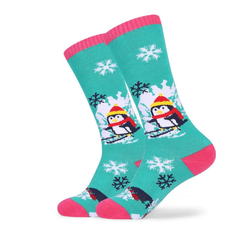 Ski Socks Unisex Thickened High Long Tube Adult and Children Heattech Outdoor Quick-Drying Climbing Socks Towel Bottom Athletic Socks
