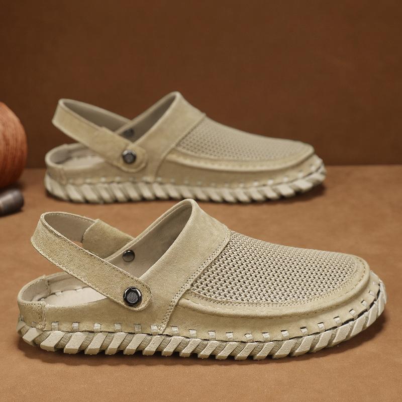 Fashion CYYTL Sandals Mens Summer Casual Shoes Outdoor Hiking Breathable Leather Beach Fashion Designer Luxury Sports Fisherman Sneakers