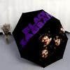 1pc Black Sabbath Automatic Open Close Umbrella Windproof Canopy, Automatic Open Close Button10242