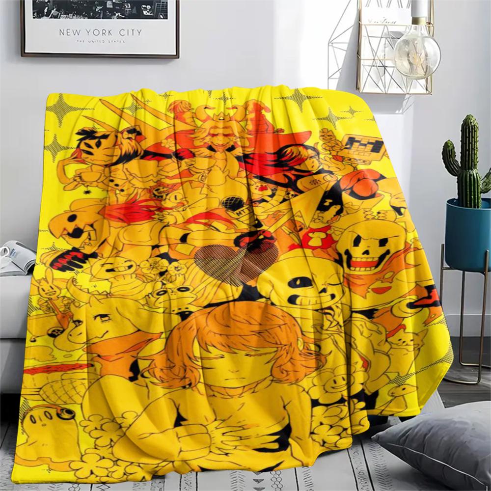 1PC Underlate Print Flannel Blanket, High quality Comfortable for All Seasons, Home Decor, Warmth and Comfort, Perfect for Christmas Gifts232