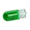 10Pcs Green T10 12V 5W Wedge trument Dash Light Lamp Halogen Bulb fit for universal