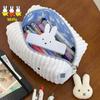 Cute Miffy Cartoon Makeup Bag Large Capacity Cosmetic Organizer Travel Storage Pouch For Writing Tools Kawaii Anime Design