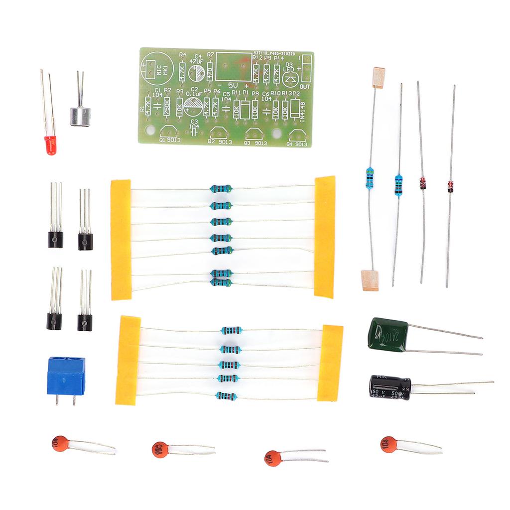 Kit de accesorii pentru placă de control acustic al sunetului, modul comutator vocal, pentru DIY 5V