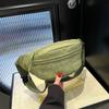 Fløyel midjeveske for kvinner brodert bokstav Fanny pack hoftevesker enkel skulder crossbody brystveske