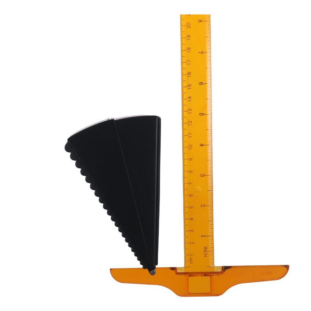 Stainless Steel Metal Rubber Door Wedge Black Large Door Stop  For Bottom of Door