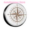 Compass Spare Tire Cover Waterproof Dust-Proof Direction Wheel Covers for Jeep Hummer 14" 15" 16" 17" Inch