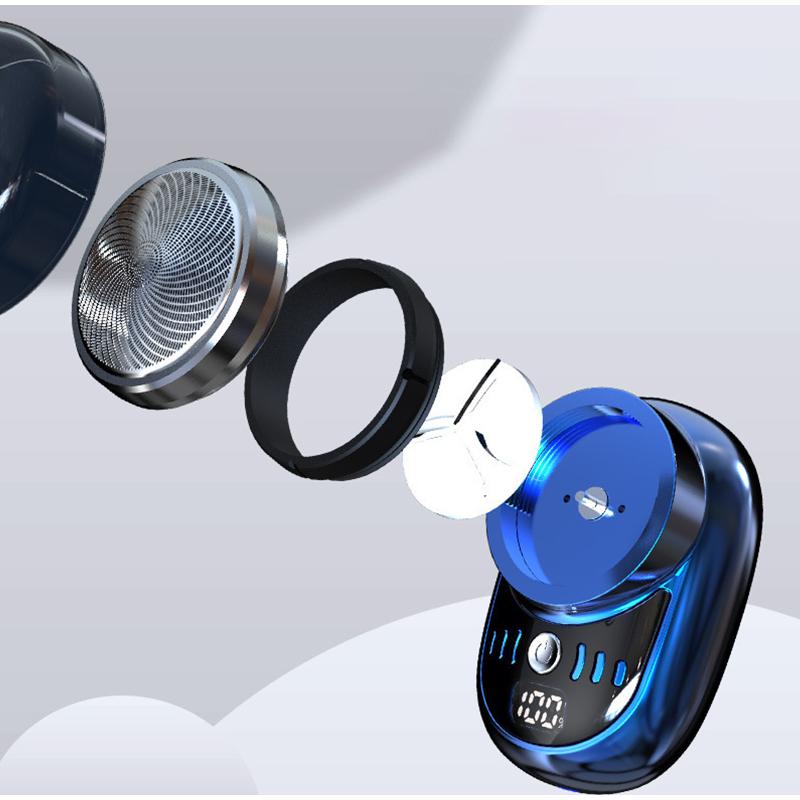 Men Electric Shaver Waterproof Razor USB Rechargeable Travel Mini Portable Detachable Shavers Beard Body Hair Trimmer Remover