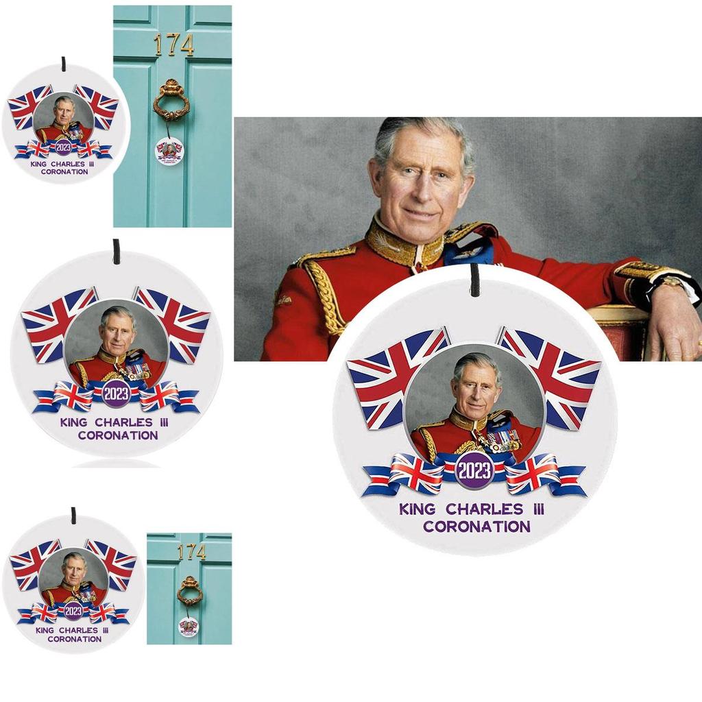 King Charles Iii Acrylic Pendant Modern Minimalist Home Decor
