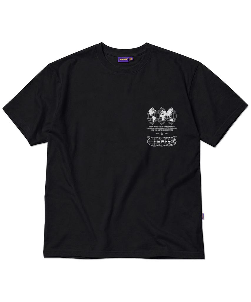 LAUGHER World Link T-Shirt - Black