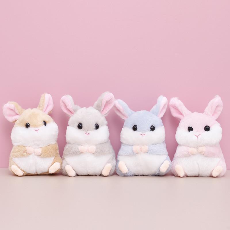 Rabbit Keychain Toy Cartoon Backpack Pendant Plush Doll Gift Cute Decoration