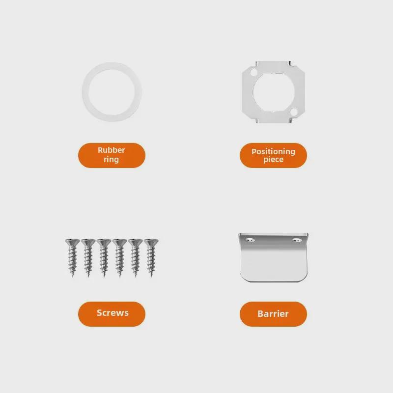 Přeshraniční Zahraniční Obchod Poštovní Schránka Zásuvkový Zámek Sada s Jazýčkovým Zámkem, Přepážkou a Hákovým Kusem - Samostatně Baleno