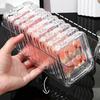 10Pcs Clear Press On Nail Organizer Case For Nail Art Business And Salon Storage False Nail Display Acrylic Box