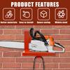 Chainsaw Holder Heavy Duty Saw Display Wall Mount Weeder Eater Support Lawn Mower Rack Trimmer Garage Organizer Chainsaw Rack