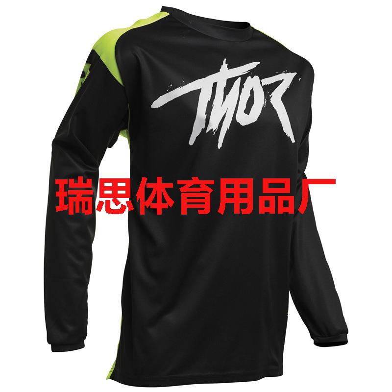 THOR Thor Langarm Polyester T-Shirt Radanzug Downhill-Anzug Offroad-Motorrad Mountainbike