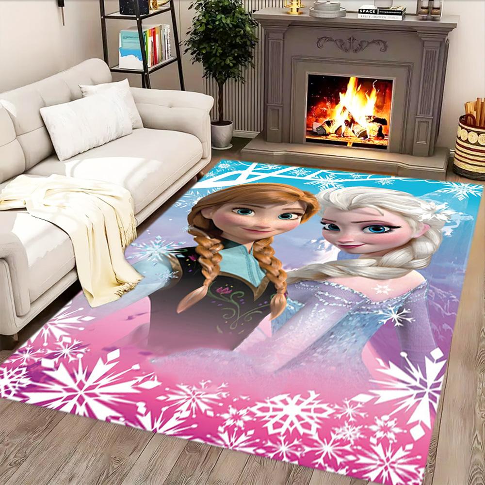 Frozen Adventure rug for Living Room, Bedroom, Study Room, Hallway Decoration, Perfect for Home Decoration or Holiday Gifts