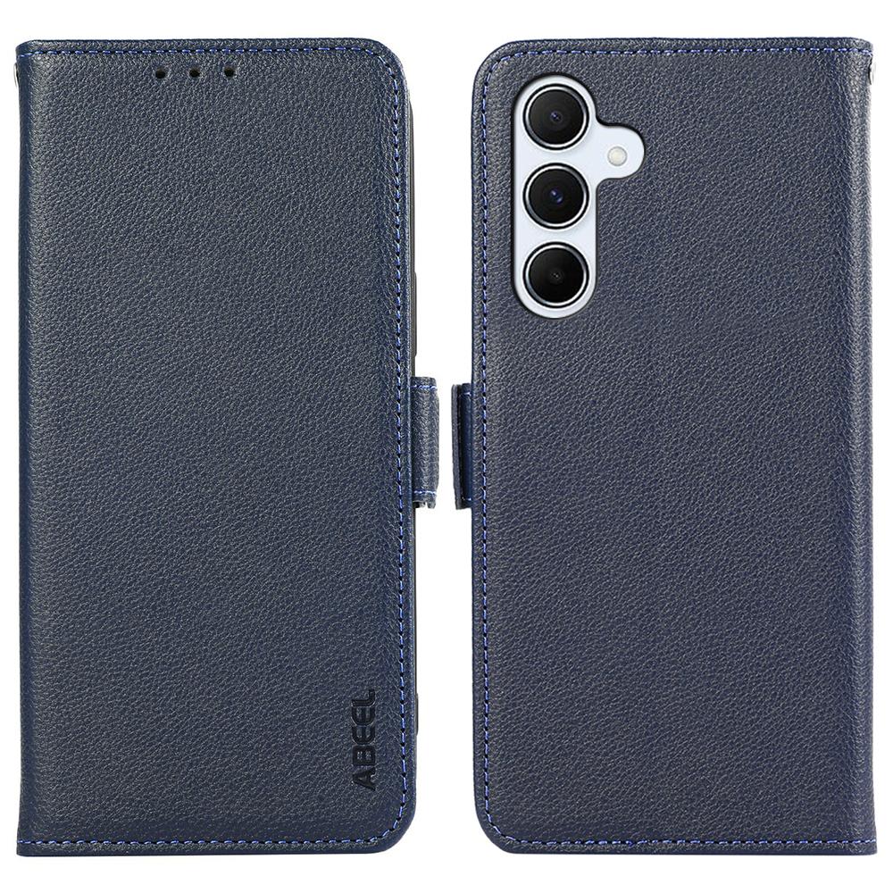 For Samsung Galaxy A36 5G Case Litchi Texture Leather RFID Blocking Phone Cover