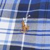 Polo Ralph Lauren Ss24 Plaid Pony Logo Embroidered Long Sleeve Oxford Shirt Men Shirts Blue MNPOWOV16820313-999